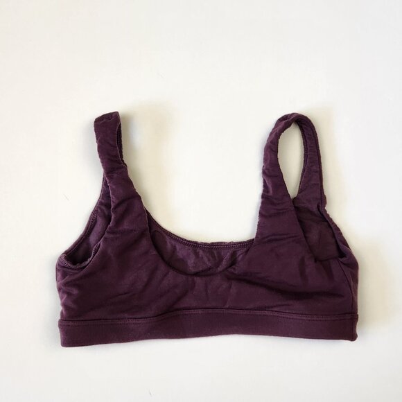 Parade Soft Stretchy Jersey Knit Scoop Neck Bralette XS - Picture 2 of 9